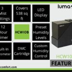 LUMA COMFORT HCW10B Cool & Warm Mist Humidifier