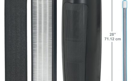 GermGuardian AC5250PT 3-in-1 Air Purifier with Pet Pure True HEPA Filter, UV-C Sanitizer, Captures Allergens, Smoke, Odors, Mold, Dust, Germs, Pets, Smokers