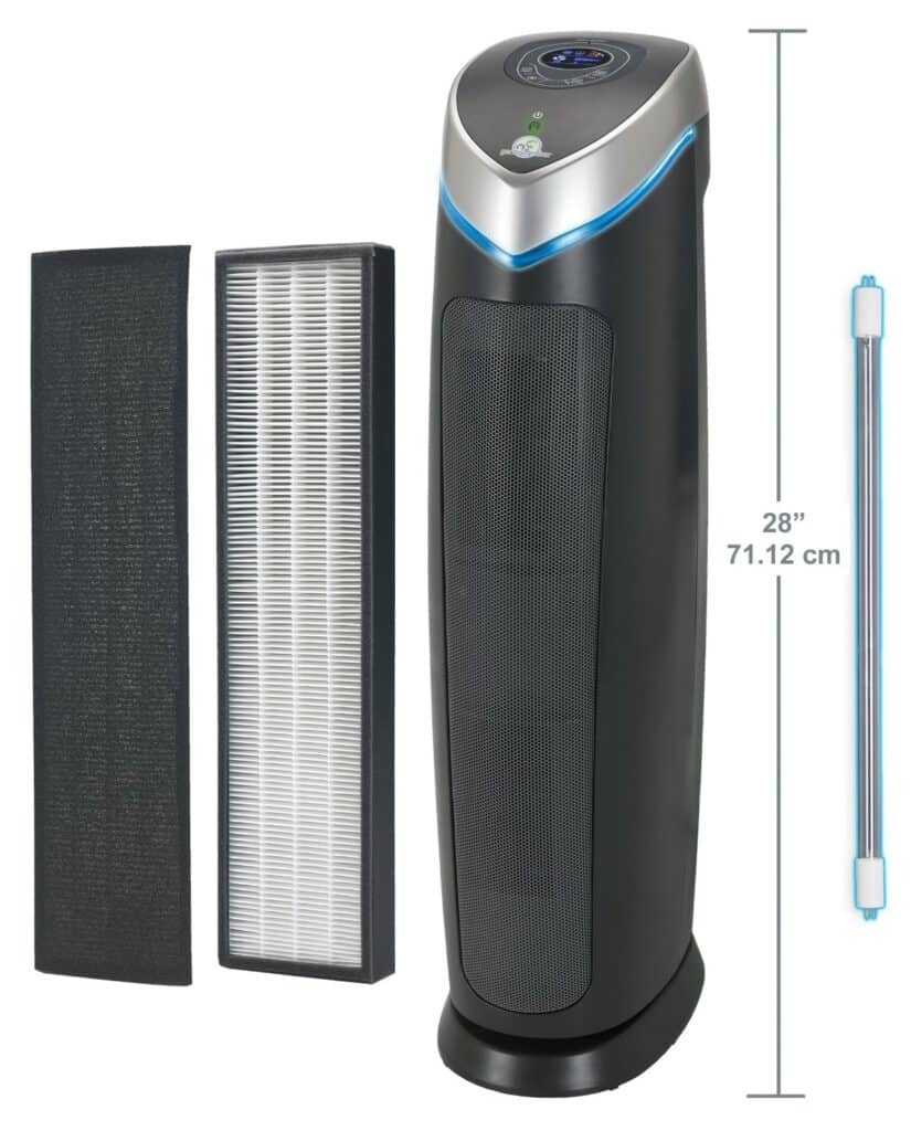 Air purifier for pet dander and dust