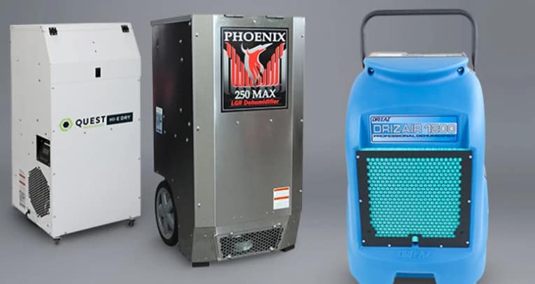 Commercial dehumidifiers