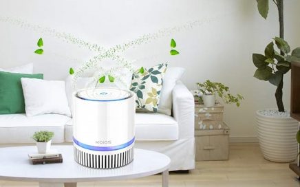 KOIOS Air Purifier, Indoor Air Cleaner with 3-in-1 True HEPA Filter for Home and Office, Odor Allergies Eliminator for Smoke, Dust, Pets, 3 Stage Filtration, Night Light, 3-Year Warranty