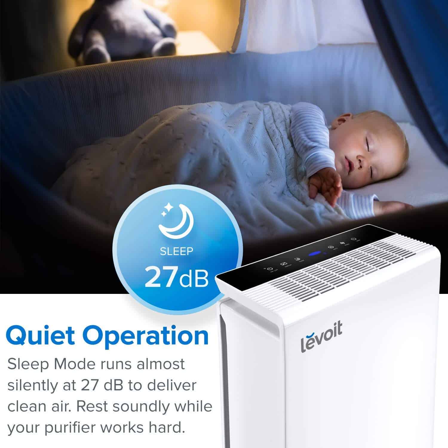 Levoit LV-PUR131 Air Purifier Review noise level