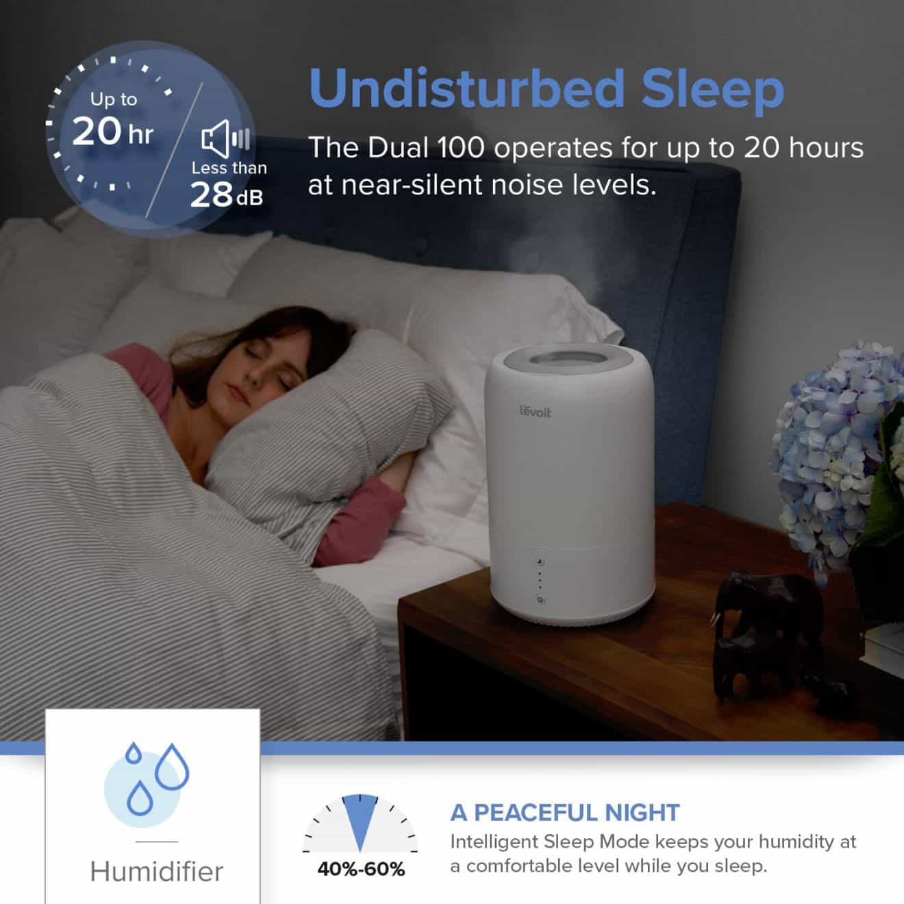 Levoit Dual 100 Ultrasonic Cool Mist Humidifier Review IndoorBreathing