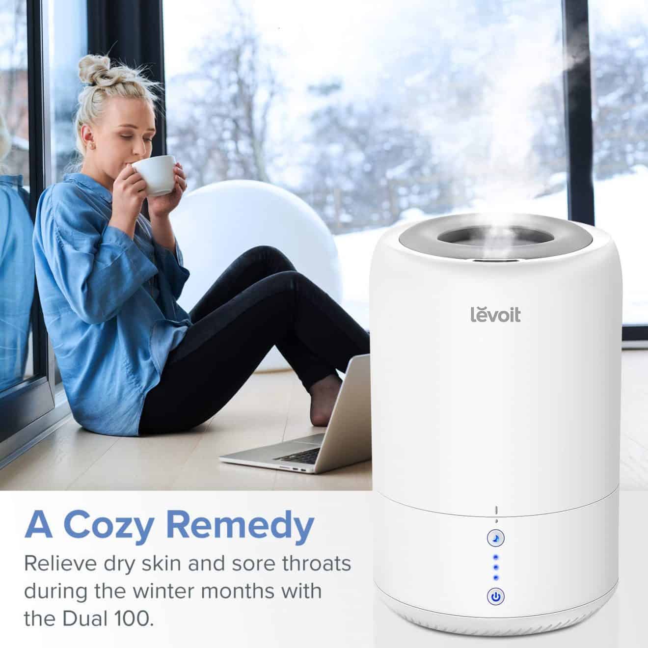 Levoit Dual 100 Ultrasonic Cool Mist Humidifier Review IndoorBreathing