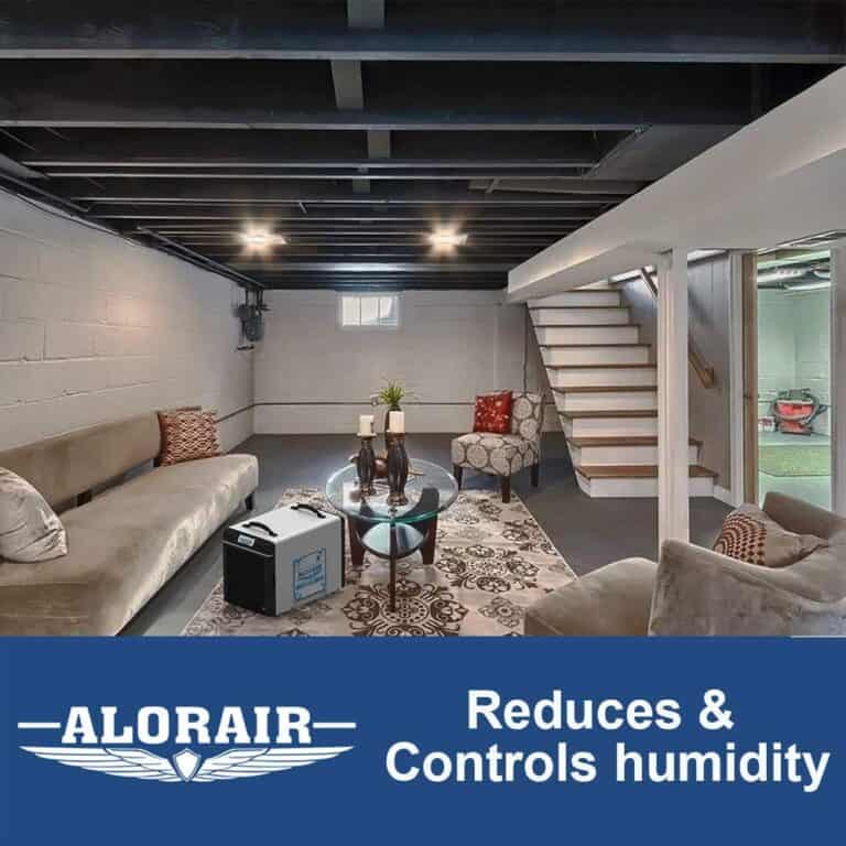 AlorAir 198PPD 90 Pints Basement Dehumidifier