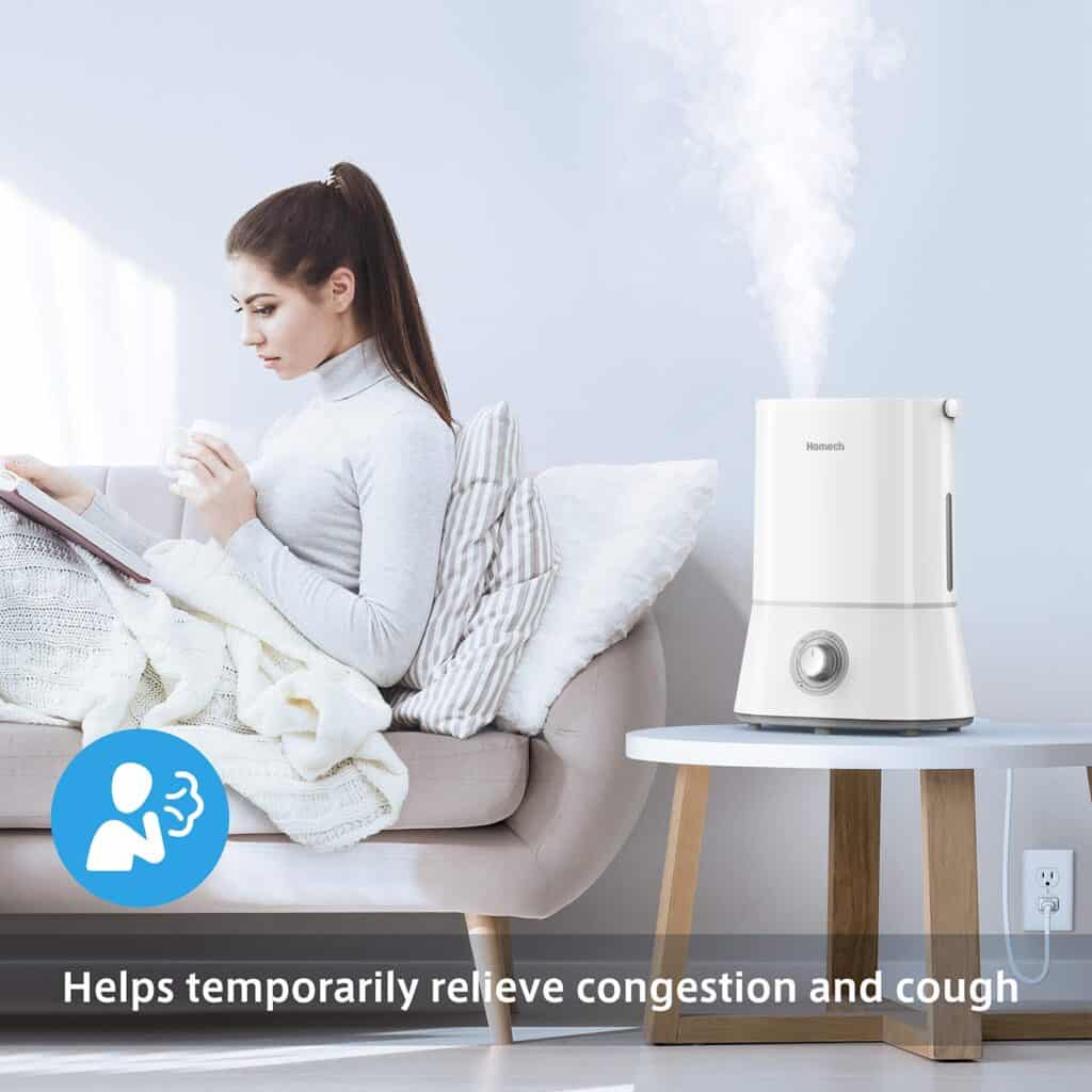 Homech Cool Mist Humidifier Review Perfect For Bedrooms IndoorBreathing