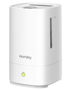 Homasy Ultrasonic Cool Mist Essential Oil Humidifier, 4.5L