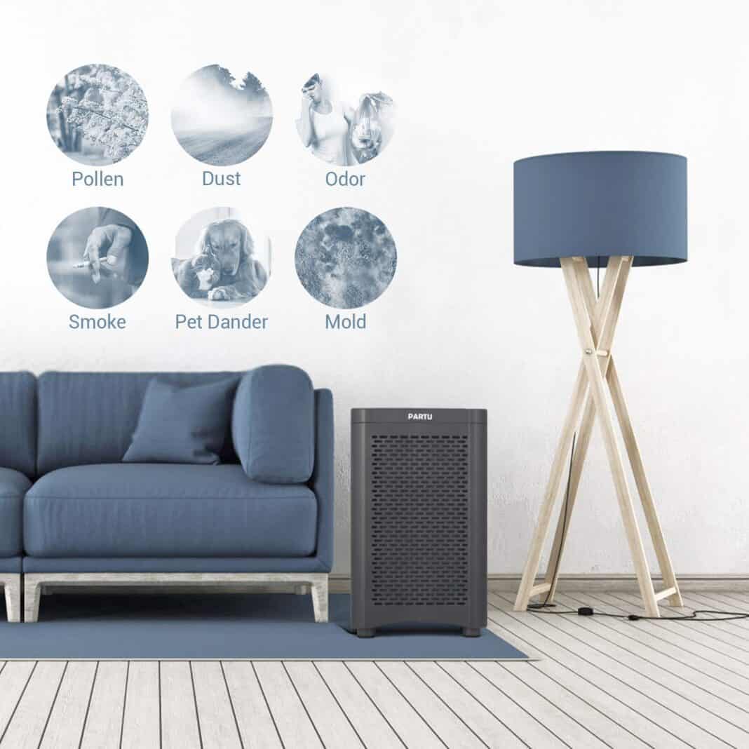 PARTU BS07 Air Purifier True HEPA Filter Review IndoorBreathing