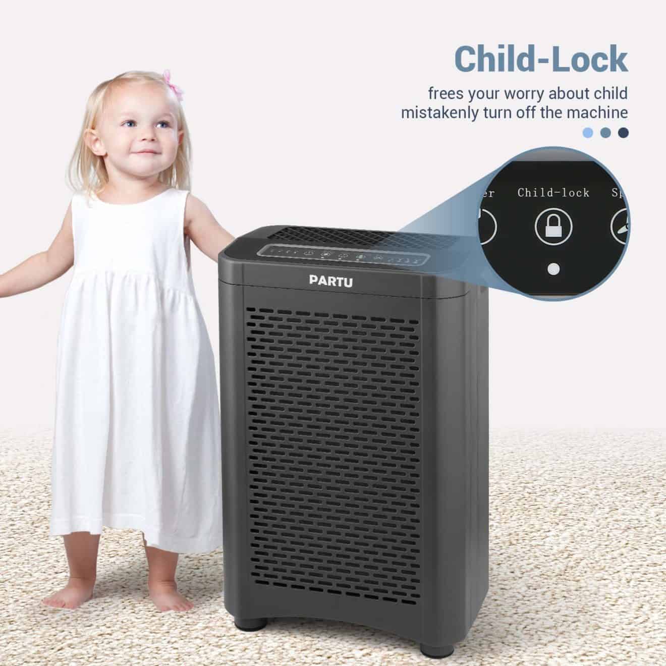 PARTU BS07 Air Purifier True HEPA Filter Review IndoorBreathing