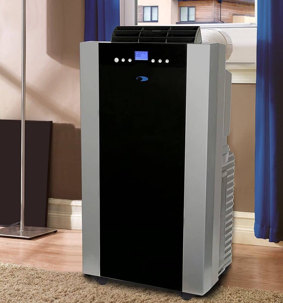 Whynter ARC-14S 14,000 BTU Dual Hose Portable Air Conditioner, Dehumidifier, Fan with Activated Carbon Filter