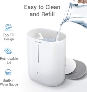 GENIANI Cool Mist Humidifier for Baby Room GENIANI Cool Mist Humidifier for Baby Room