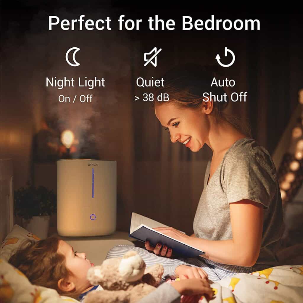 GENIANI Cool Mist Humidifier And Essential Oil Diffuser Review ...