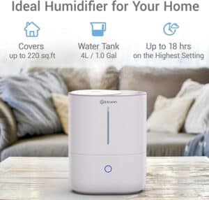 GENIANI Cool Mist Humidifier for Baby Room GENIANI Cool Mist Humidifier for Baby Room