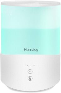 Homasy Cool Mist Humidifier Diffuser Review