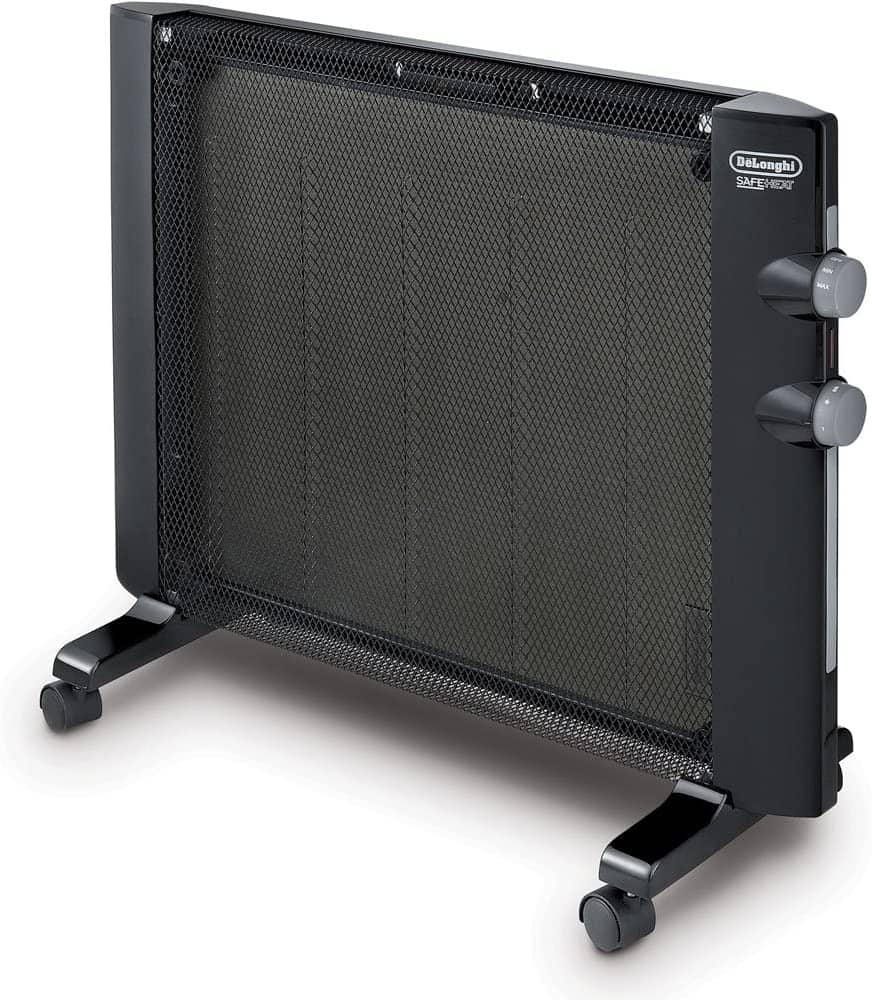 DeLonghi HMP1500 Mica Panel Heater De'Longhi HMP1500 mica panel space heater slim wall-mount design