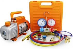 BACOENG Vacuum Pump & Manifold Gauge Set – Refrigeration Kit