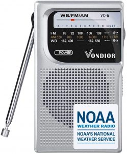 Lijiani NOAA Portable Emergency Weather Radio