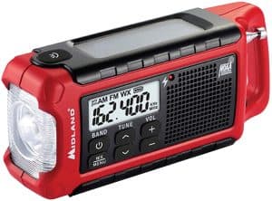 Midland ER210 Emergency Compact Crank Weather Radio
