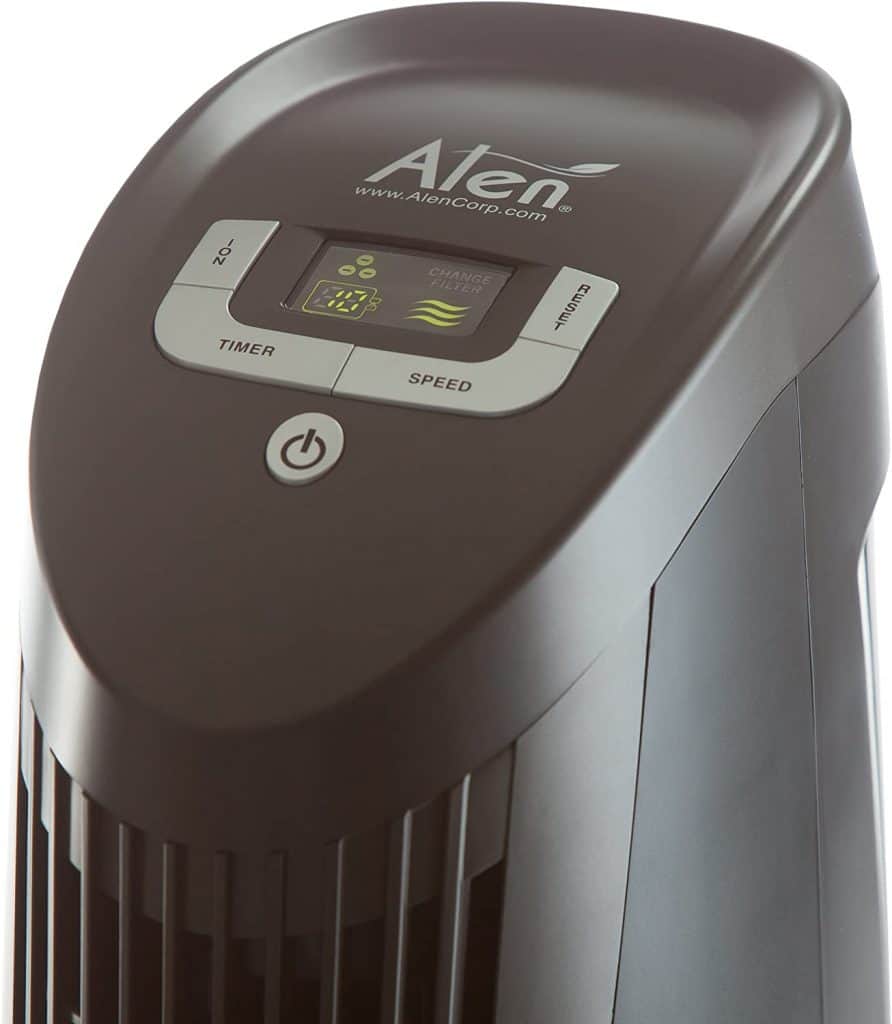 Alen T500 True HEPA Tower Air Purifier Controls