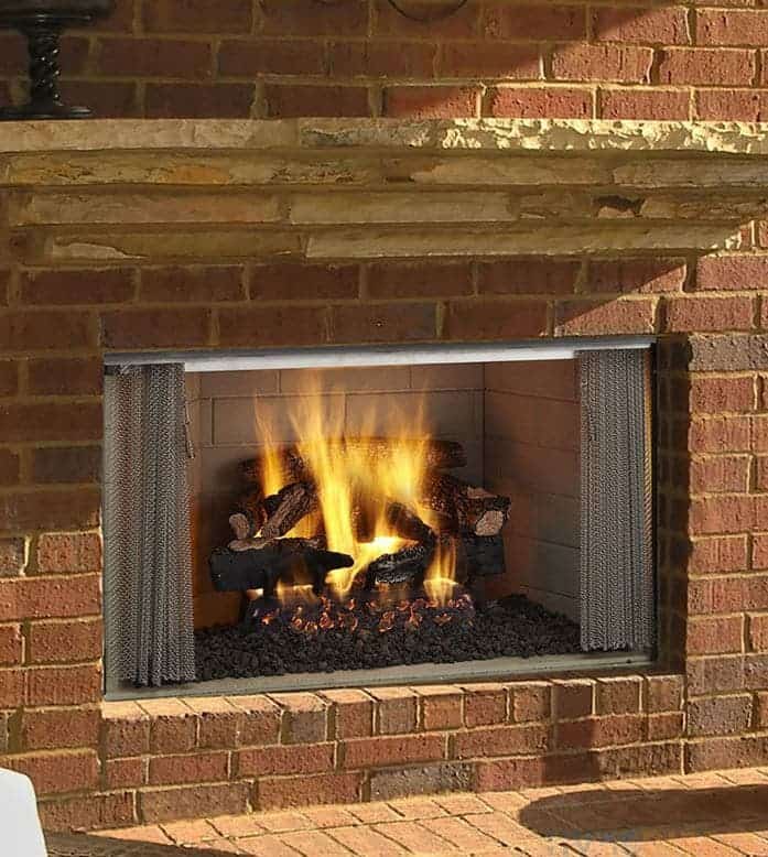 Majestic Villawood Outdoor Wood Fireplace- 36" 