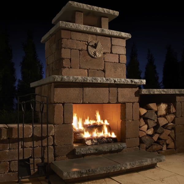 Necessories Compact Outdoor Fireplace