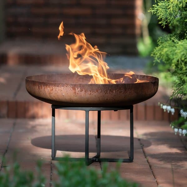 Stainless steel fire pit