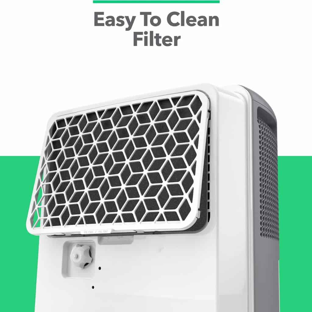 Vremi 50 Pints 4500 sq ft Dehumidifier easy to clean