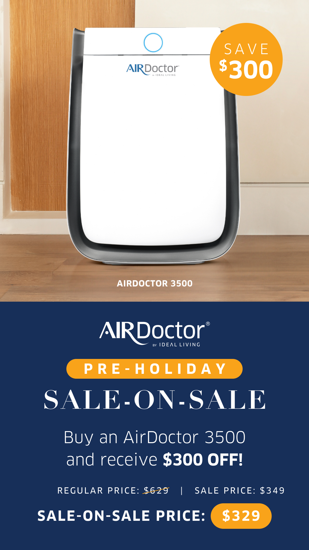 AirDoctor Air Purifier black Friday Cyber Monday promotion deals free shipping discount code