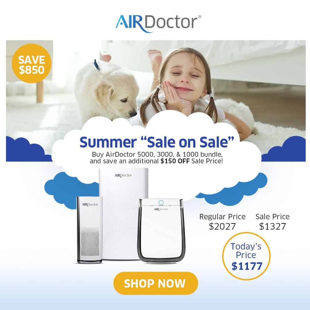 AirDoctor 5000, 3000 and 1000 Summer Sale on Sale