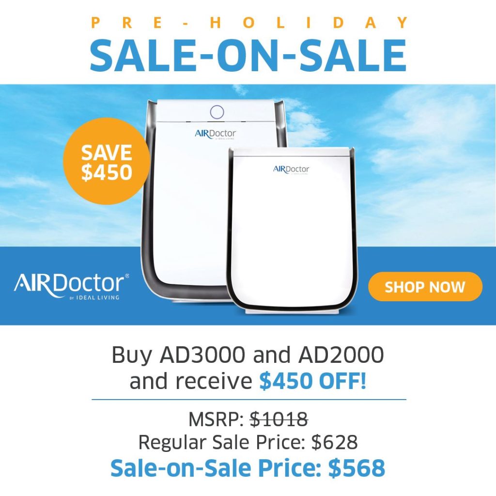 Airdoctor 3000 Airdoctor 2000 pre holiday sale on sale discount save money best airdoctor price shop now