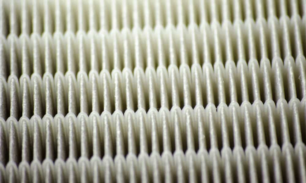 What is a HEPA filter made from?