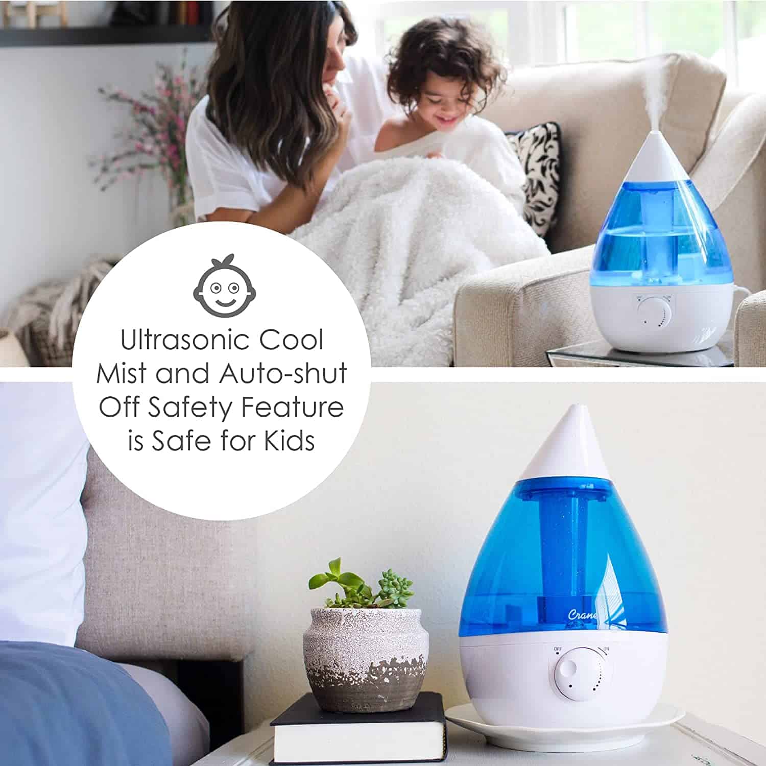 Crane Drop EE5301 Humidifier Review IndoorBreathing