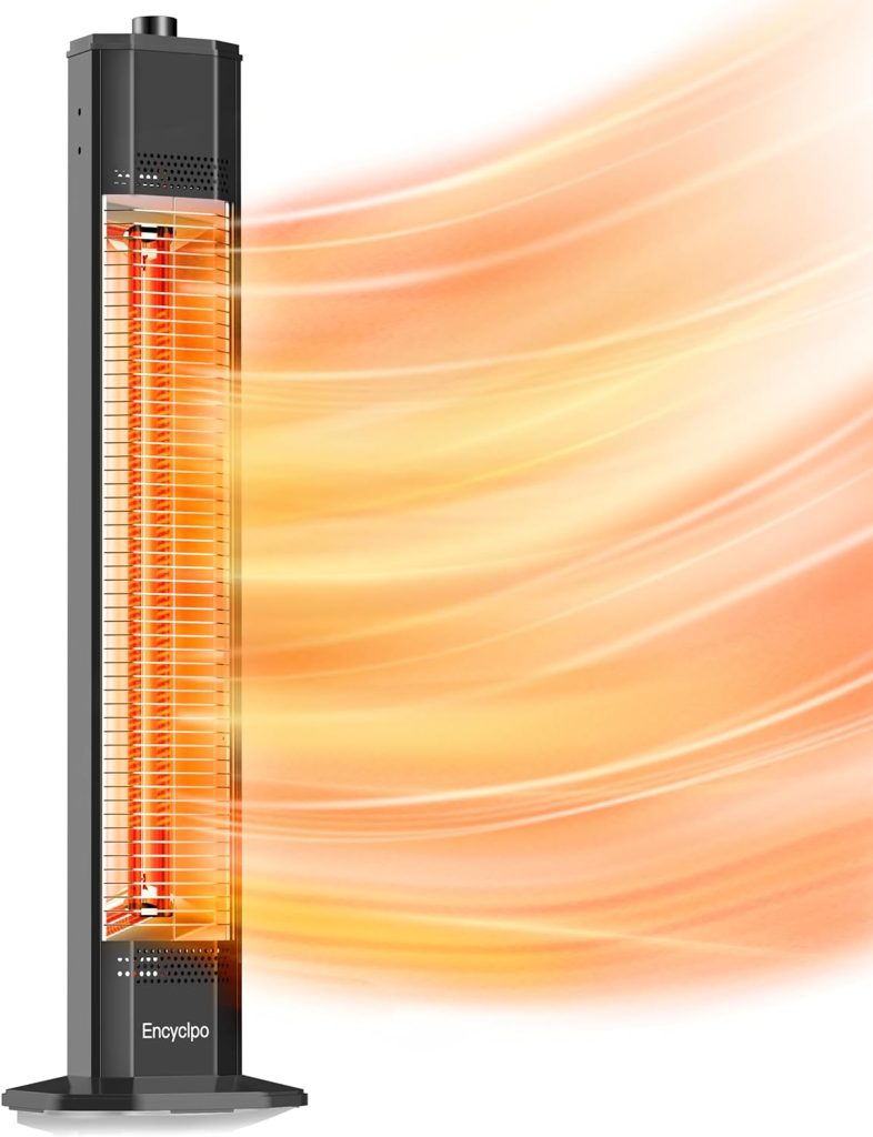 Electric Infrared Radiant 1500W Tower Heater