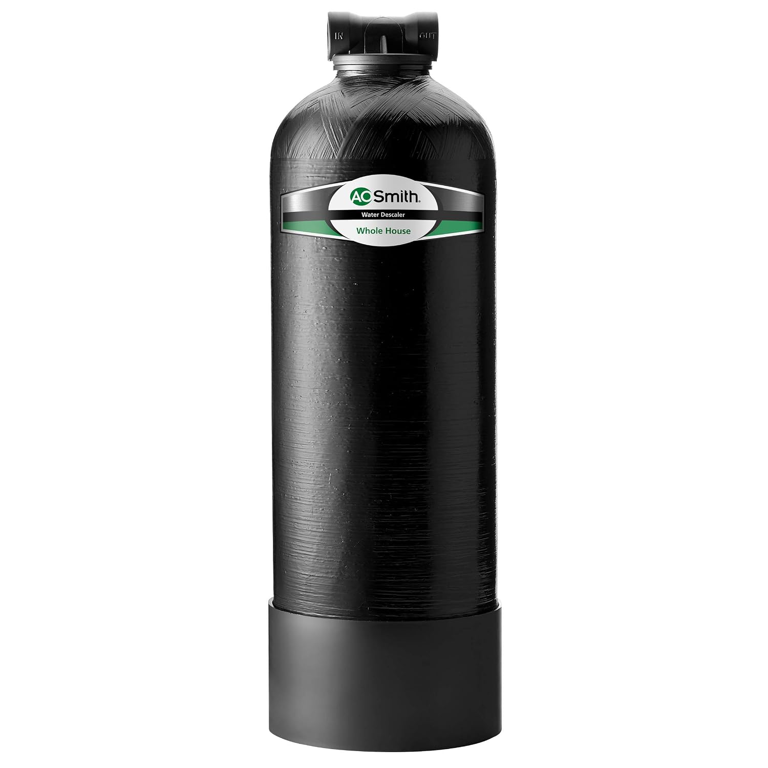 ao smith salt free scale control hard water A.O. Smith whole house salt-free scale control descaler tank