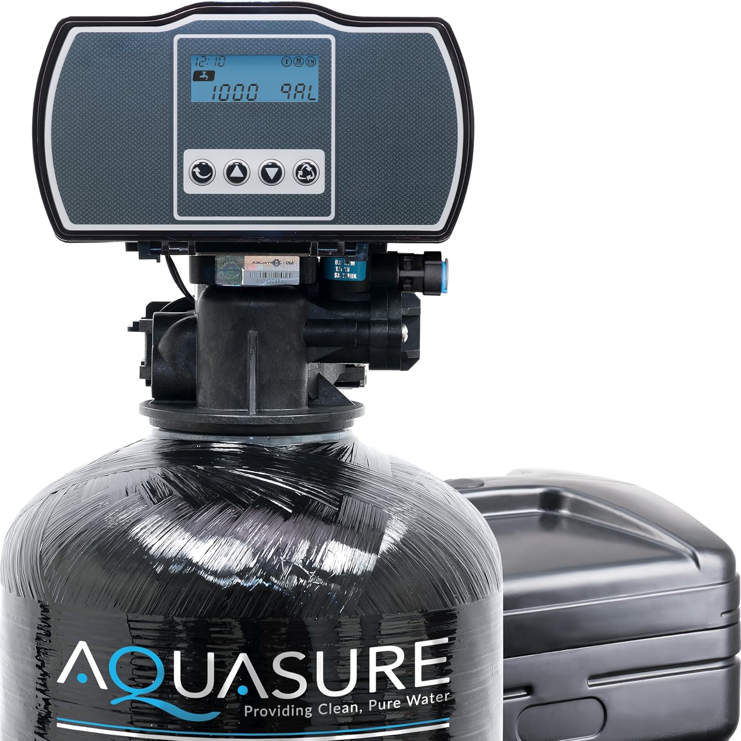 aquasure harmony 48000 grain water softener hard water Aquasure Harmony 48,000 grain whole house water softener control head