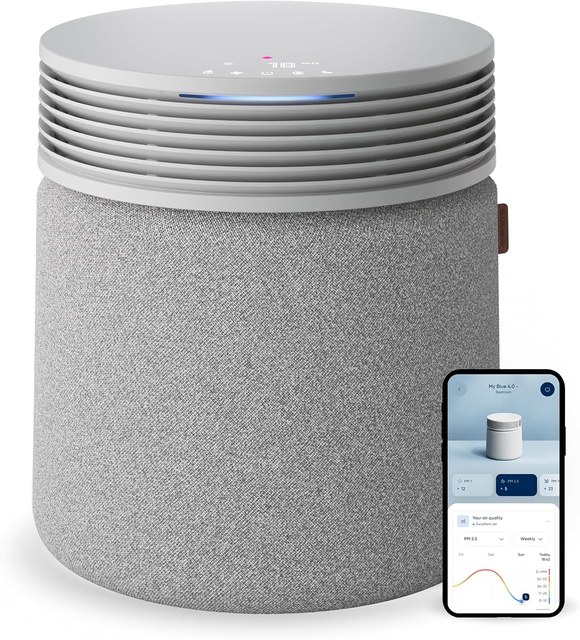 blueair blue signature air purifier Blueair Blue Signature air purifier with fabric pre-filter for large rooms