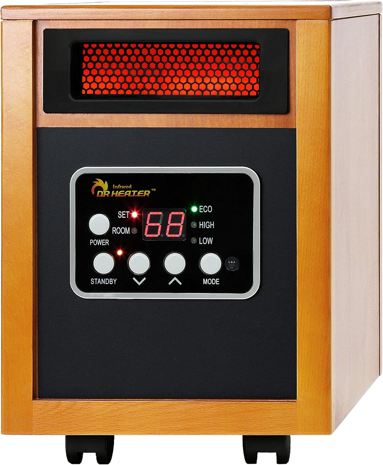 dr infrared heater dr968 Dr Infrared Heater DR-968 cherry cabinet infrared quartz space heater