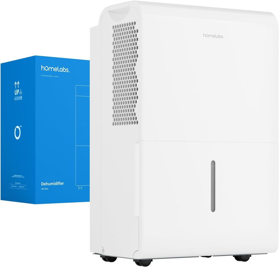 hOmeLabs 7,000 sq ft dehumidifier, the best overall pick for a basement