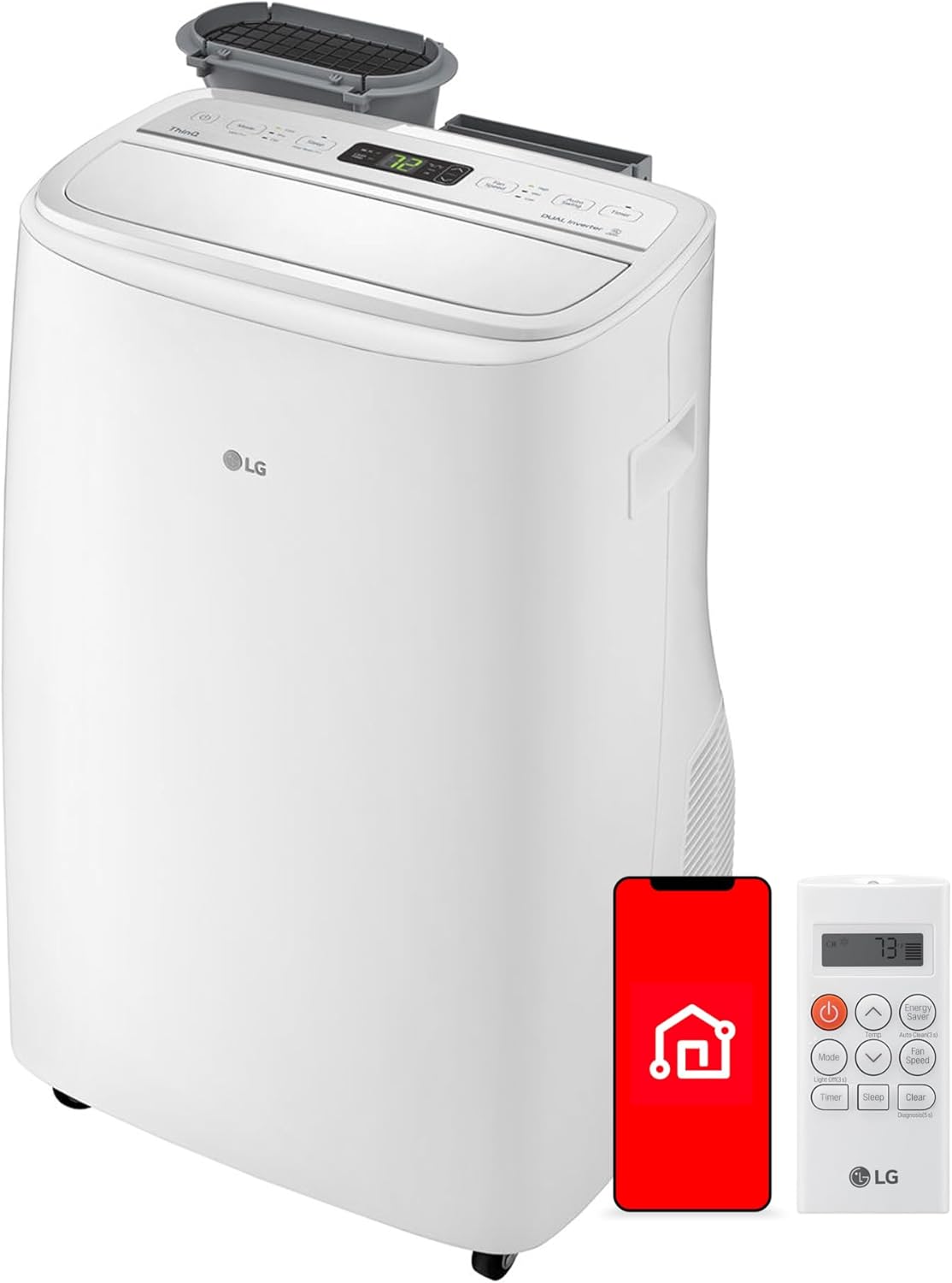LG LP1022FVSM LG LP1022FVSM dual-inverter portable air conditioner, the best quiet pick