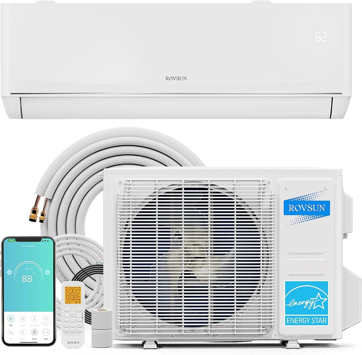 ROVSUN 9,000 BTU mini split air conditioner and heat pump