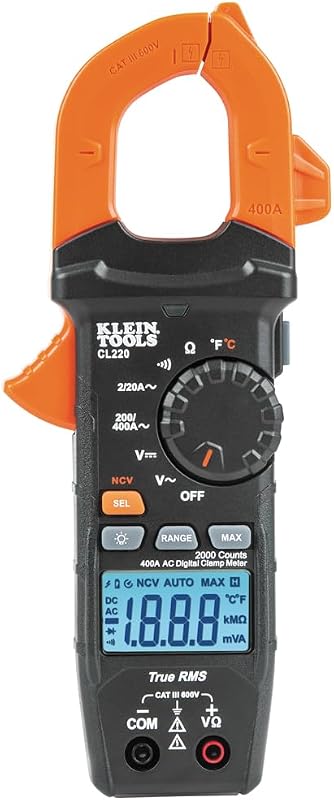 B08CFWMYYY amazon Klein Tools CL220 digital clamp meter