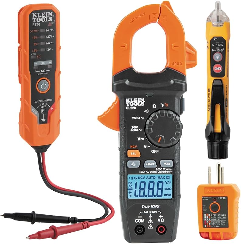 B0CLYN387W amazon Klein Tools CL220VP electrical test kit