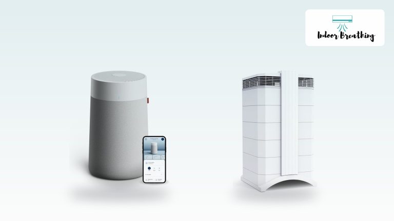 Blueair Blue Pure 311i Max and IQAir HealthPro Plus XE air purifiers