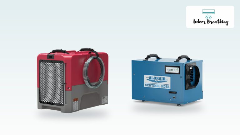 Commercial dehumidifiers with a pump