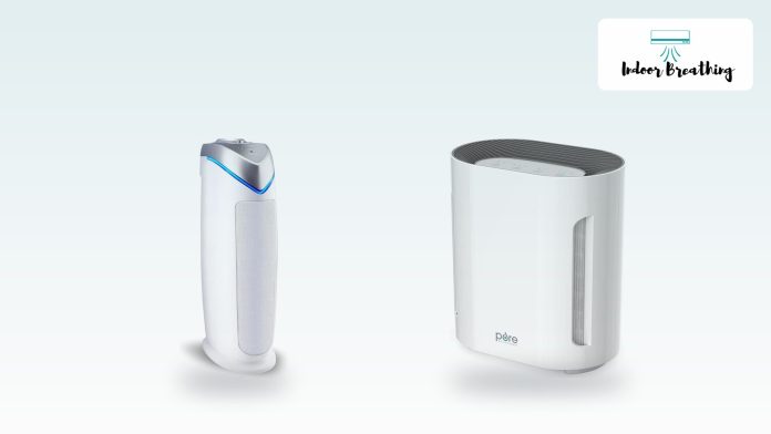 HEPA air purifier towers