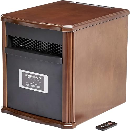 Amazon Basics 1500W Wood-Case Space Heater