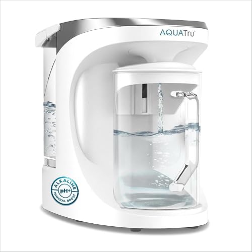 aquatru glass carafe alkaline ro AquaTru Glass Carafe Alkaline RO