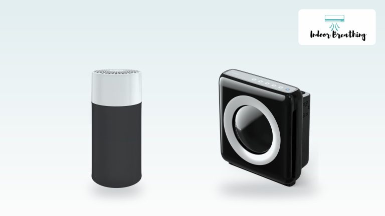 Compact air purifiers for a bedroom