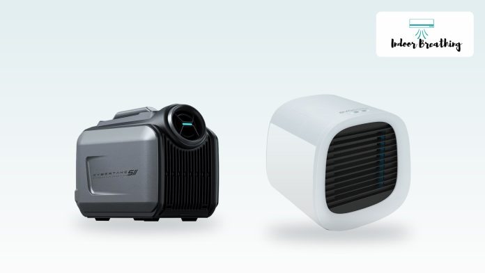 Battery powered coolers and air conditioners