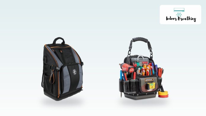 HVAC tool bags and backpacks